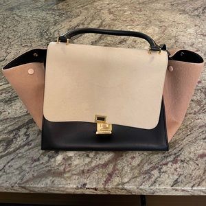 Celine medium Trapeze — Ponyhair — Gold Hardware